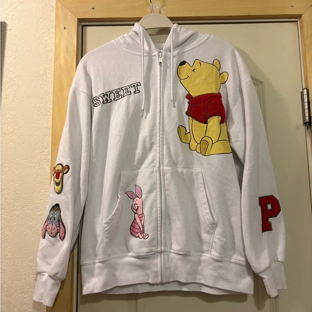 Disney White Winnie the Pooh Hoodie